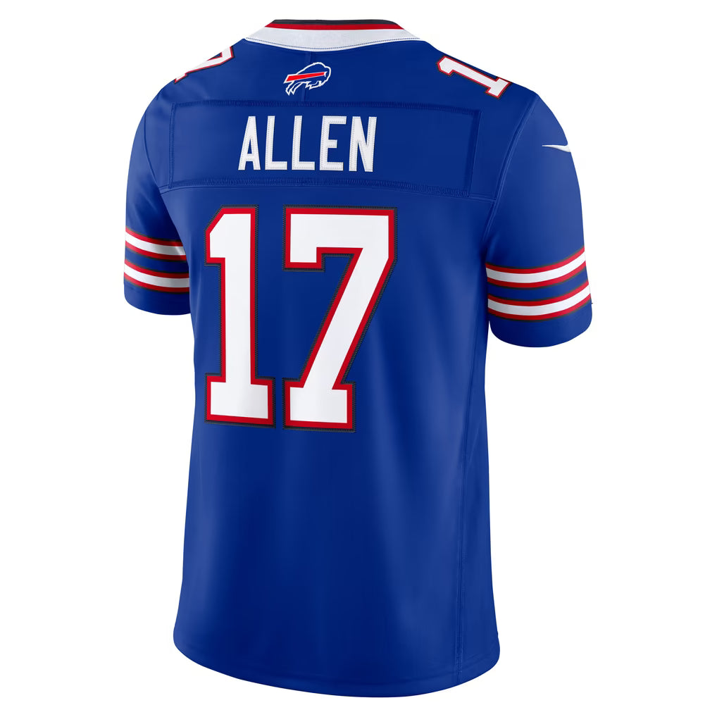 Josh Allen Buffalo Bills Nike Team Vapor F.U.S.E. Stitched Limited Jersey - Royal product image 3, provided for visual