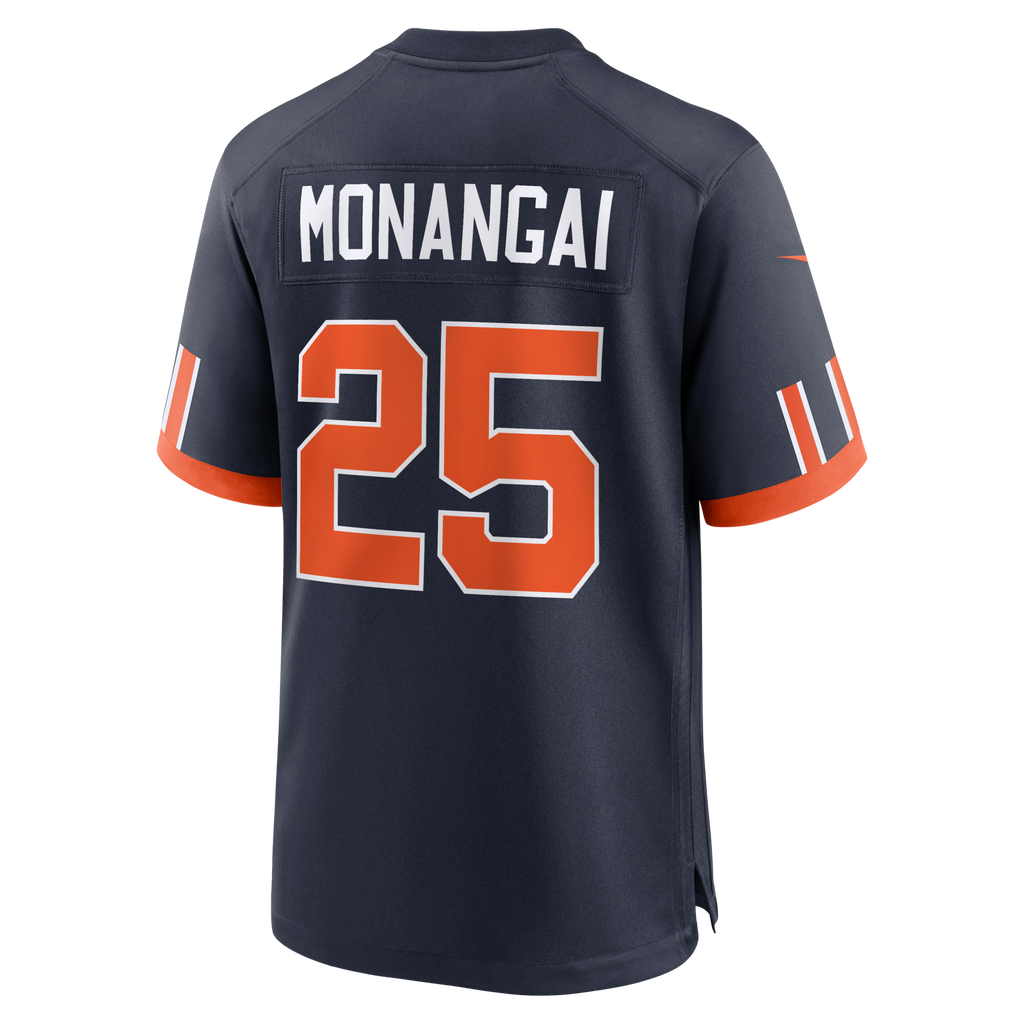 Youth Kyle Monangai Chicago Bears Navy 2026 Rivalries Collection Nike Game Jersey product image 3, provided for visual