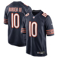 Chicago Bears Luther Burden III Nike Navy Team Color Game Jersey for Men product image 1, provided for visual reference and