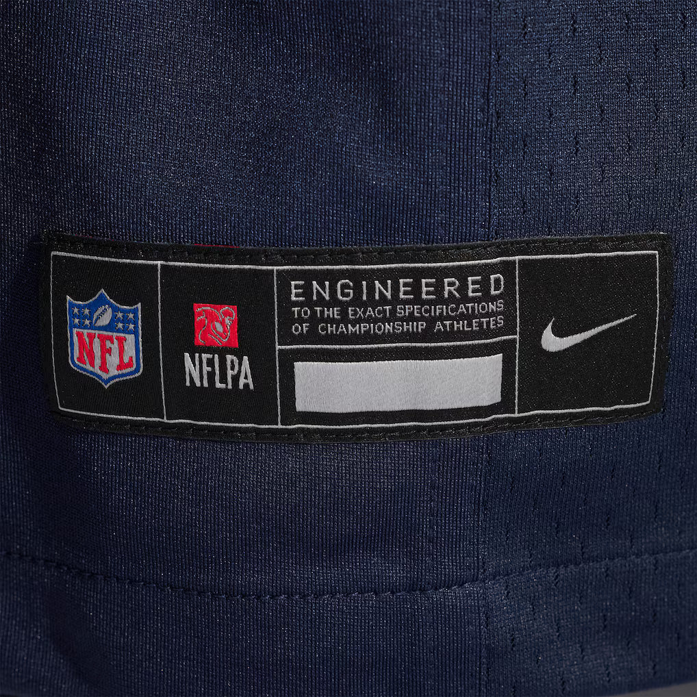 Chicago Bears Luther Burden III Nike Navy Team Color Game Jersey for Men product image 6, provided for visual reference and