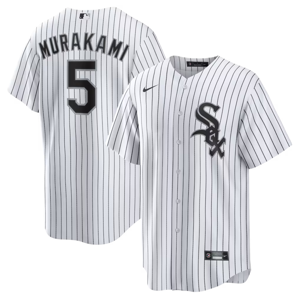 Chicago White Sox Munetaka Murakami Nike White Home Replica Jersey for Men product image 1, provided for visual reference