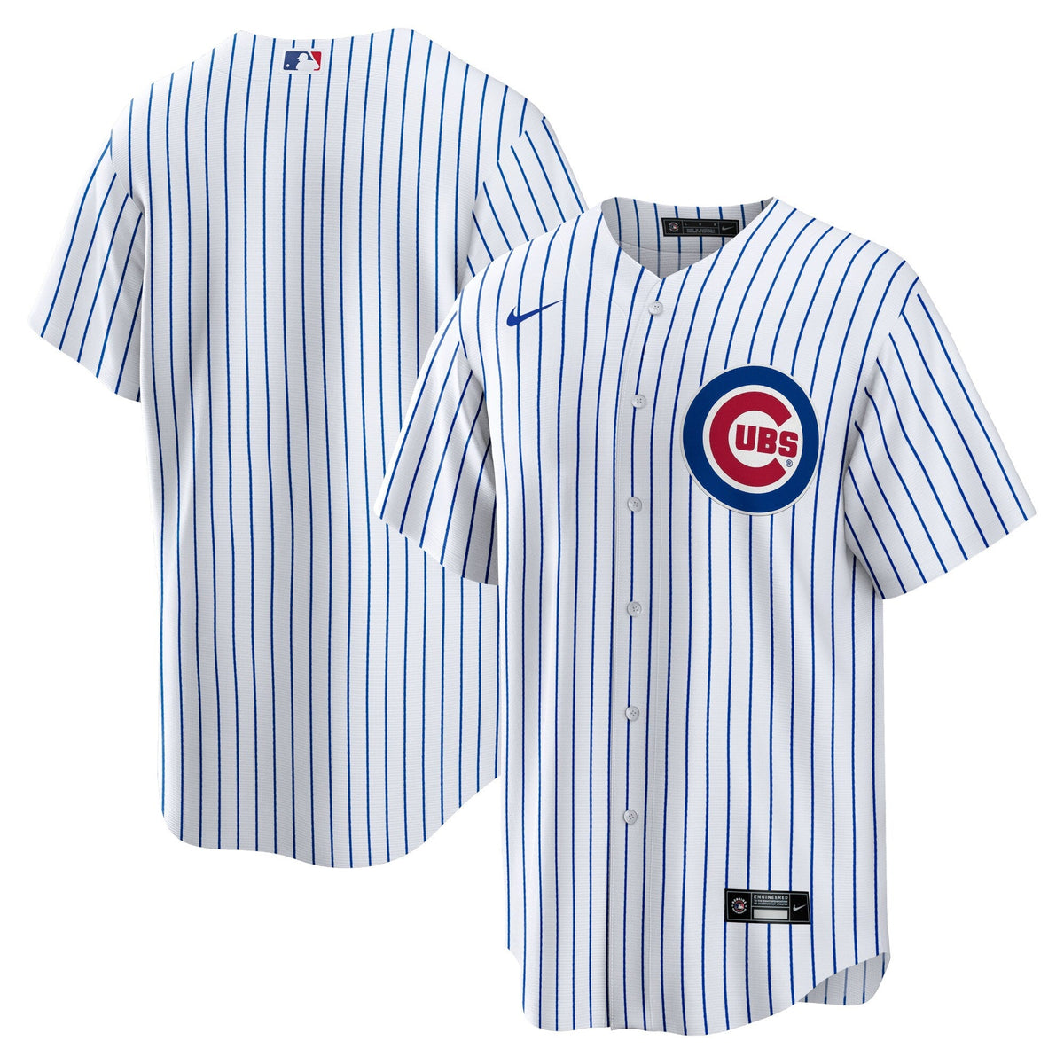 Chicago Cubs Nike White Home Blank Replica Jersey for Men product image 1, provided for visual reference and product detail