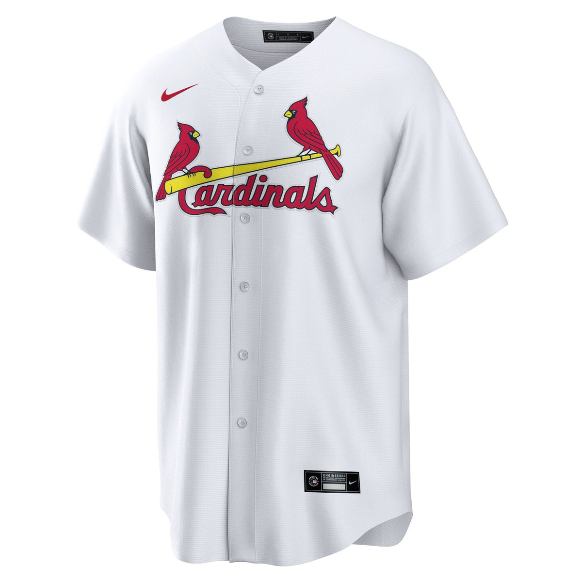 St. Louis Cardinals Nike White Home Blank Replica Jersey for Men product image 2, provided for visual reference and product