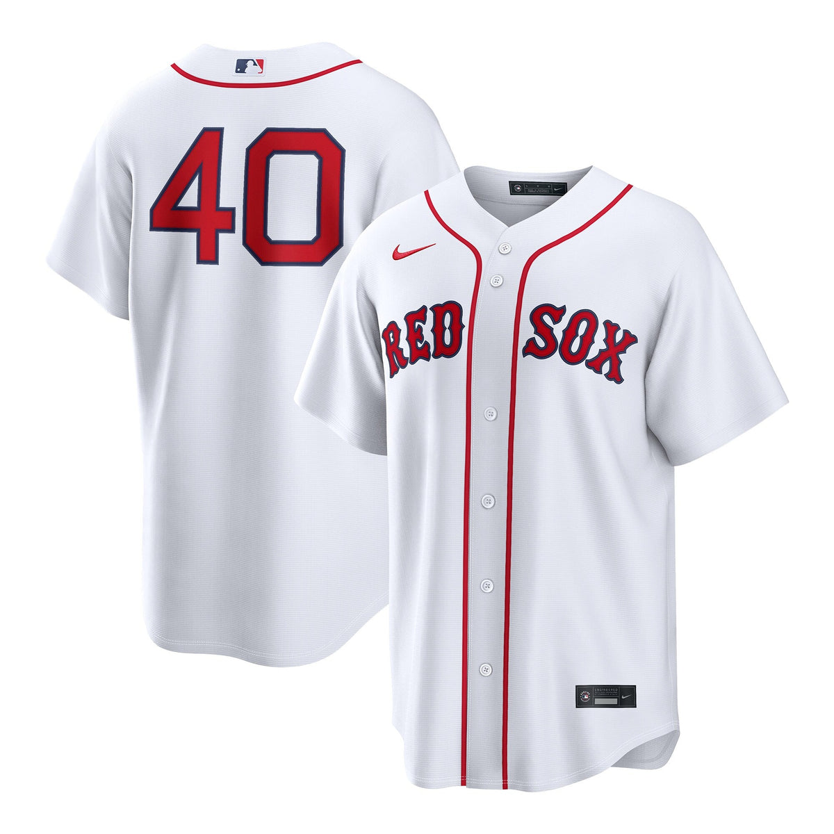 Nike Boston Red Sox Willson Contreras #40 Home Official Replica Player Jersey for Men product image 1, provided for visual