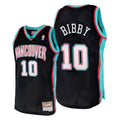 Vancouver Grizzlies Mike Bibby Mitchell & Ness Black 2000-01 Hardwood Classics Swingman Jersey for Men product image 1,