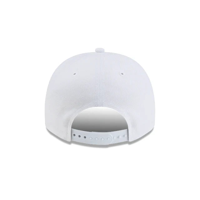 Chicago White Sox New Era White Team Logo A-Frame 9FIFTY Snapback Hat product image 5, provided for visual reference and
