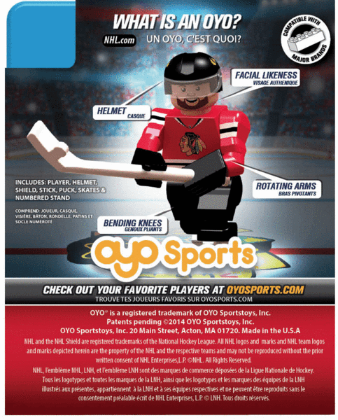 Chicago Blackhawks Center #19 Jonathan Toews OYO Generation 1 Limited Edition Series 3 product image 2, provided for visual