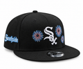 Chicago White Sox New Era Fireworks on the Southside Black 9FIFTY Snapback Hat product image 1, provided for visual