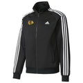 Chicago Blackhawks Adidas Adult Black Climalite Soft Shell 1/4-Zip Jacket product image 1, provided for visual reference and