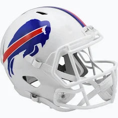 Buffalo Bills Full Size Speed Replica Helmet-White product image 1, provided for visual reference and product detail review