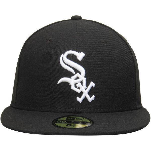 Chicago White Sox New Era Black Game Authentic Collection On-Field 59FIFTY Fitted Hat-Wool for Men product image 2, provided