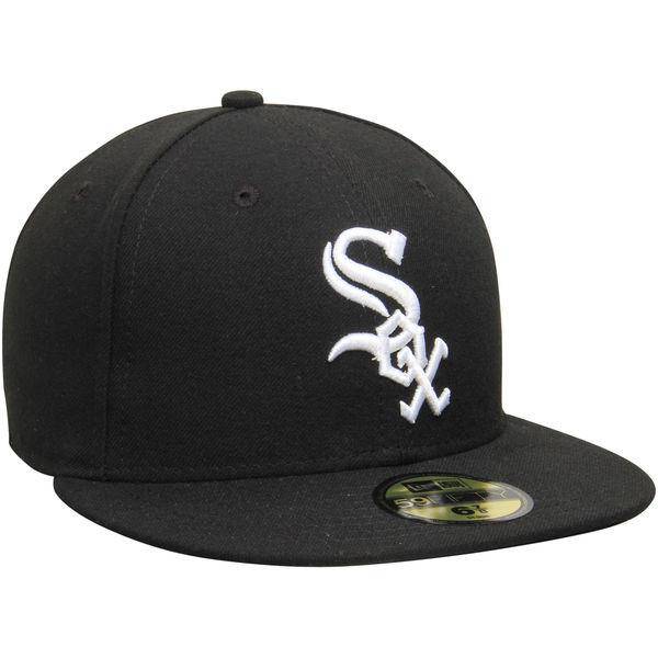 Chicago White Sox New Era Black Game Authentic Collection On-Field 59FIFTY Fitted Hat-Wool for Men product image 3, provided