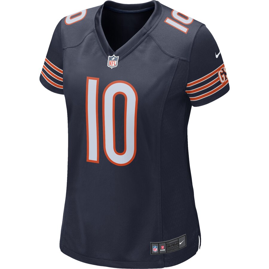 Chicago Bears Mitchell Trubisky Nike Navy Game Jersey for Women product image 2, provided for visual reference and product