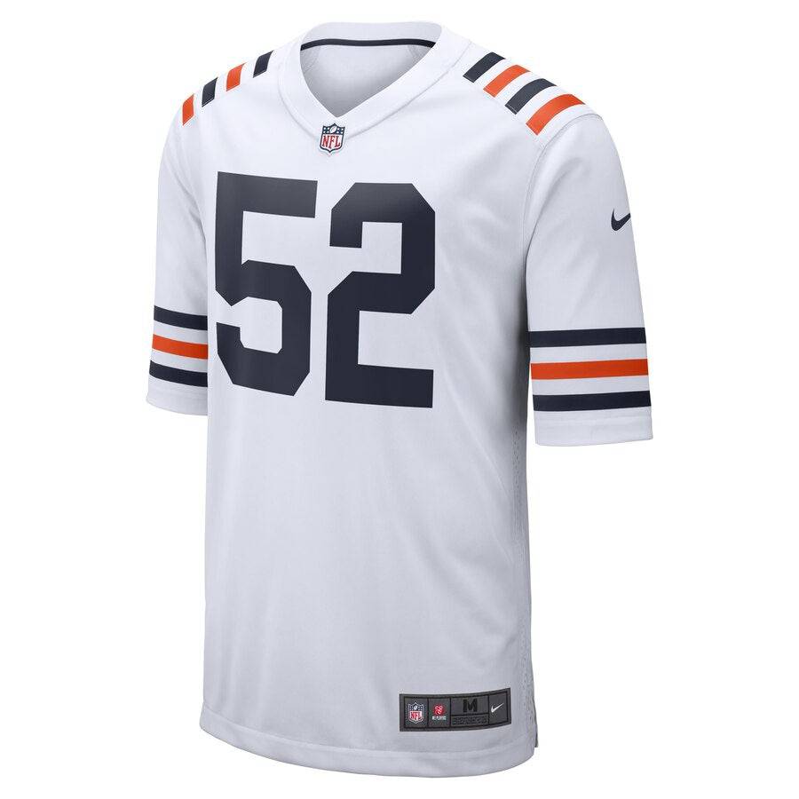 Chicago Bears Khalil Mack Nike White Alternate Classic Game Jersey for Men product image 2, provided for visual reference