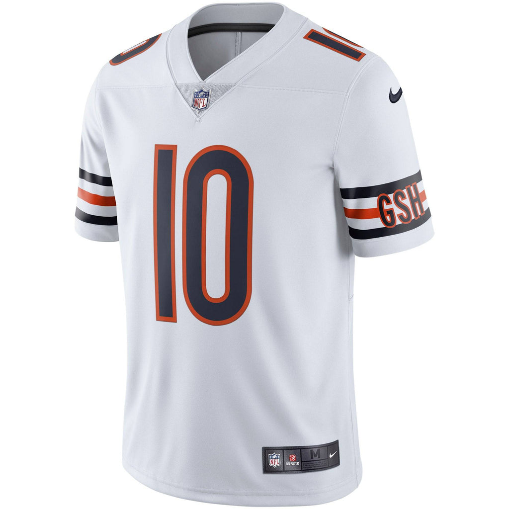 Chicago Bears Mitchell Trubisky Nike White Vapor Untouchable Limited Jersey for Men product image 3, provided for visual