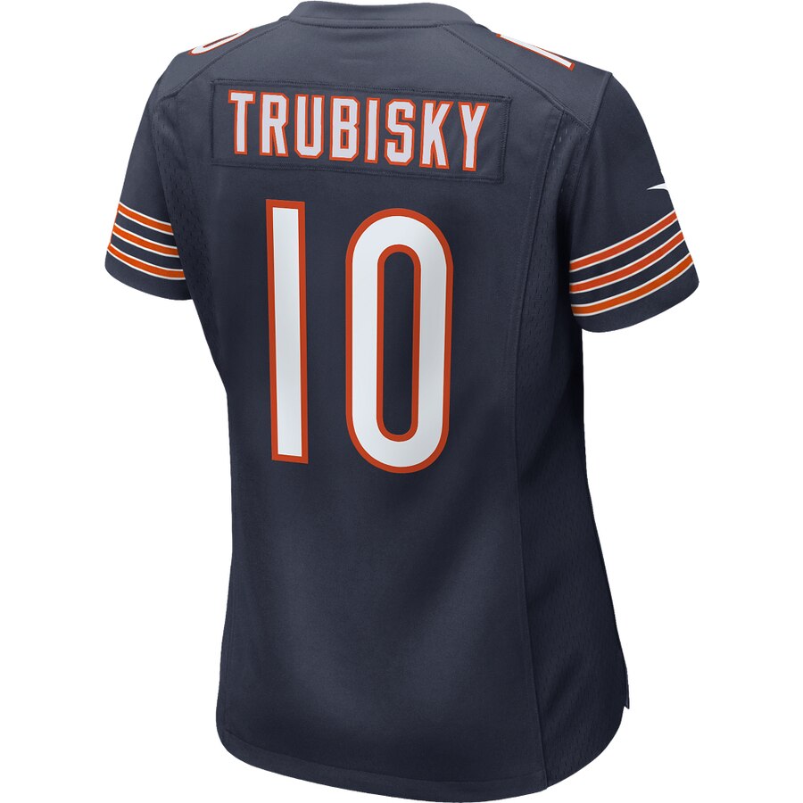 Chicago Bears Mitchell Trubisky Nike Navy 100th Season Game Jersey for Women product image 3, provided for visual reference