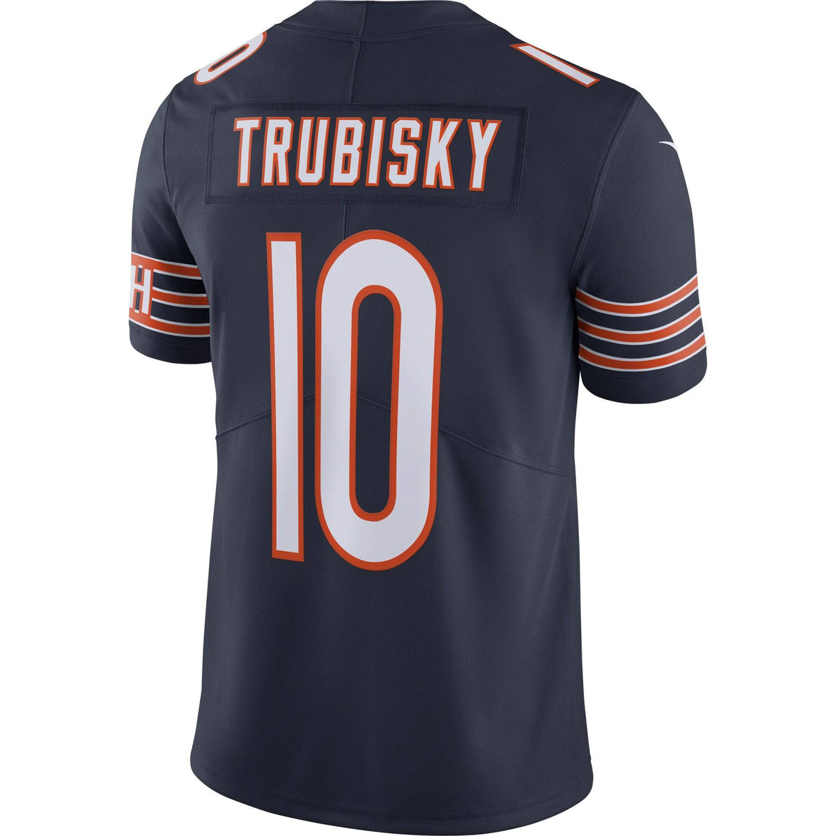 Chicago Bears Mitchell Trubisky Nike Navy NFL 100th Season Limited Jersey for Men product image 3, provided for visual