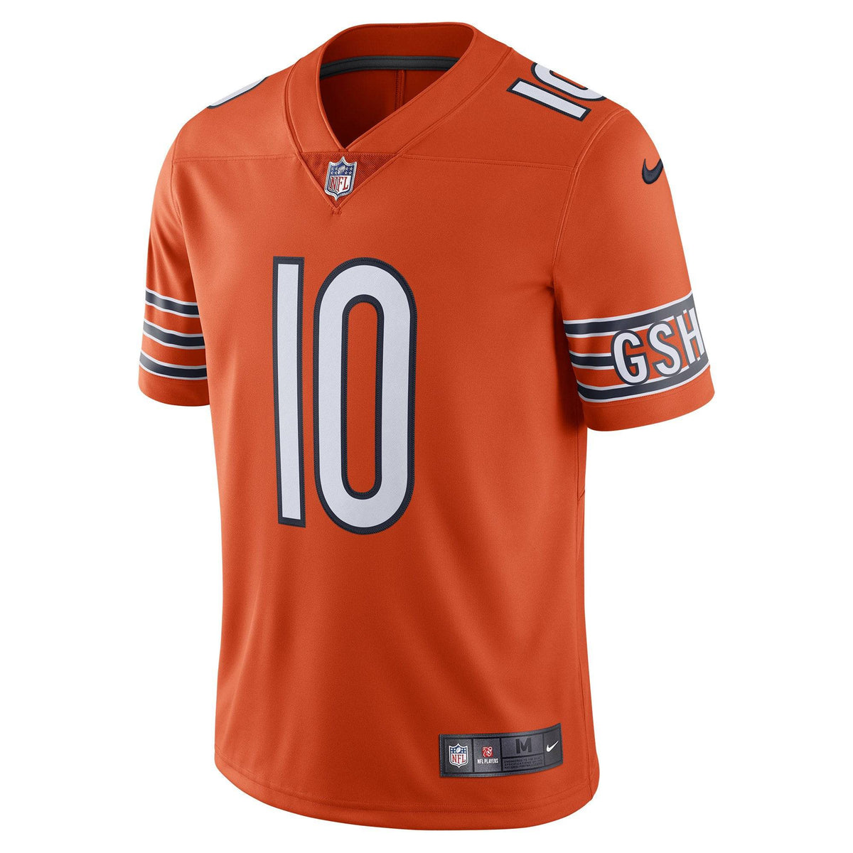 Nike Mitchell Trubisky Orange Chicago Bears Alternate Vapor Untouchable Limited Player Jersey for Men product image 2,