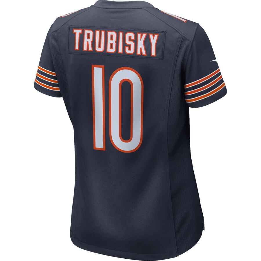 Chicago Bears Mitchell Trubisky Nike Navy Game Jersey for Women product image 3, provided for visual reference and product