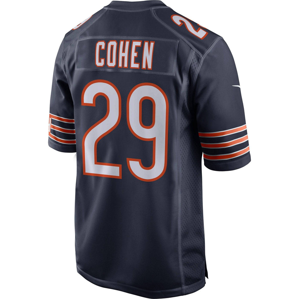 Chicago Bears Tarik Cohen Nike Navy Game Jersey for Men product image 3, provided for visual reference and product detail