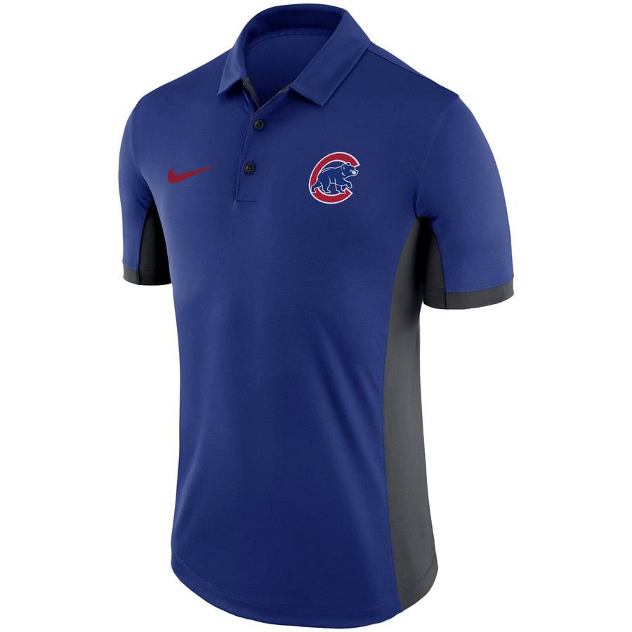 Chicago Cubs Men’s Nike Royal Franchise S/S Polo product image 1, provided for visual reference and product detail review
