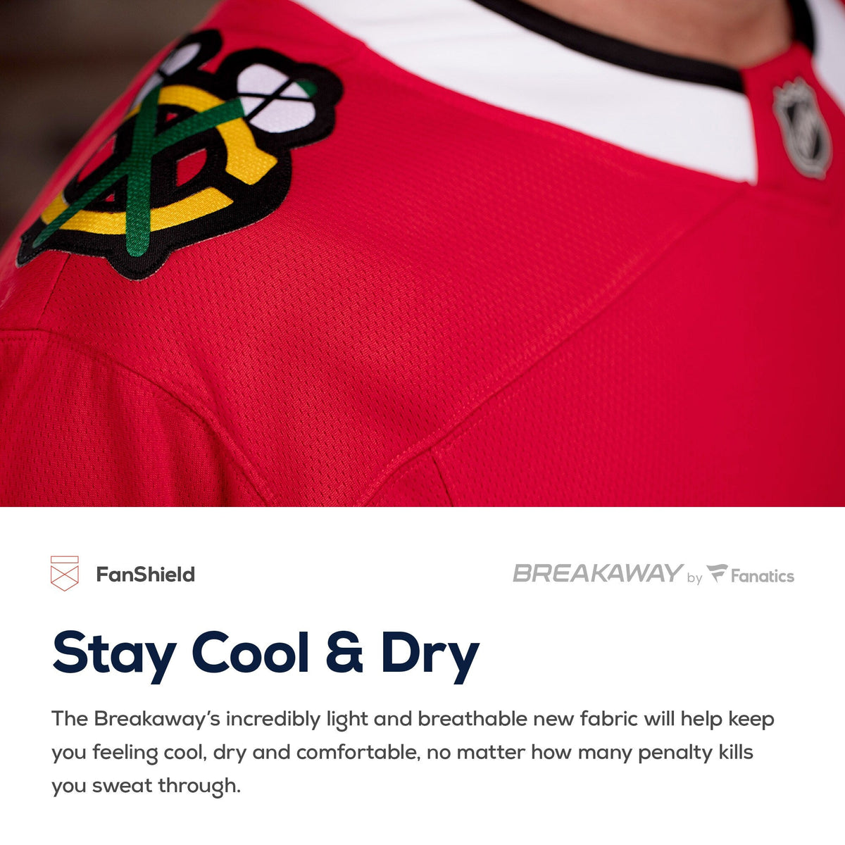 Chicago Blackhawks Fanatics Branded Red Breakaway Home Jersey for Women product image 4, provided for visual reference and