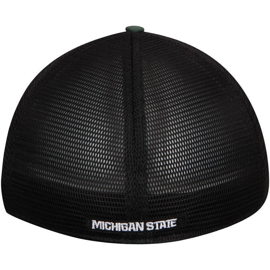 Michigan State Spartans Nike AeroBill Classic 99 Mesh Back Flex Hat - Green/Black product image 4, provided for visual