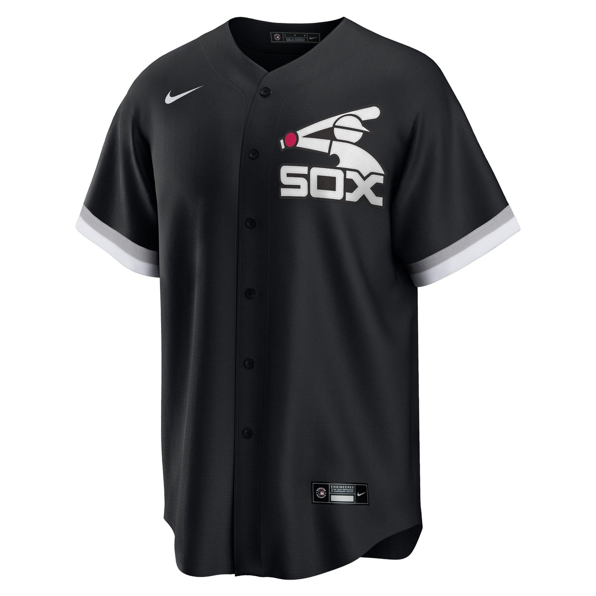 Munetaka Murakami Chicago White Sox NIKE Replica Black Batterman logo Jersey for Men product image 2, provided for visual