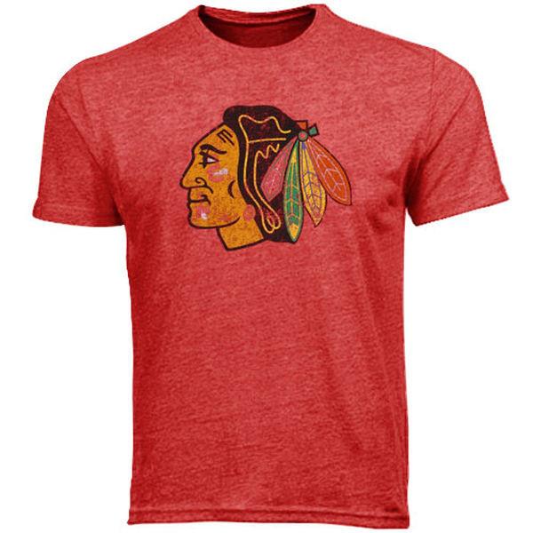 Chicago Blackhawks Adult Bobby Hull #9 Alumni Crewneck S/S Distressed Player T-Shirt for Men product image 3, provided for