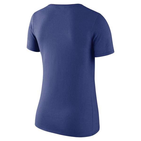 Chicago Cubs Stack 1.7 Royal Blue T-Shirt By Nike for Women product image 3, provided for visual reference and product
