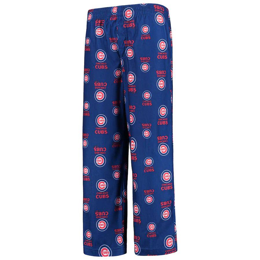 Youth MLB Chicago Cubs Boys Team Print Blue Sleepwear Pajama Pant product image 1, provided for visual reference and product