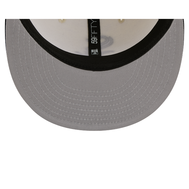 Chicago White Sox 2 Tone Chrome/Black New Era Color Basic 59FIFTY Fitted Hat product image 7, provided for visual reference
