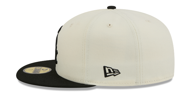 Chicago White Sox 2 Tone Chrome/Black New Era Color Basic 59FIFTY Fitted Hat product image 5, provided for visual reference
