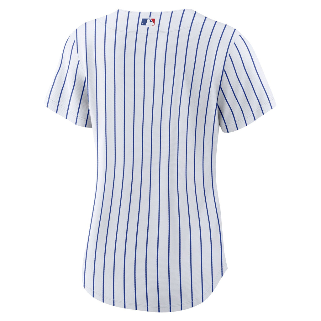 Chicago Cubs Nike White Home Replica Team Jersey for Women product image 3, provided for visual reference and product detail