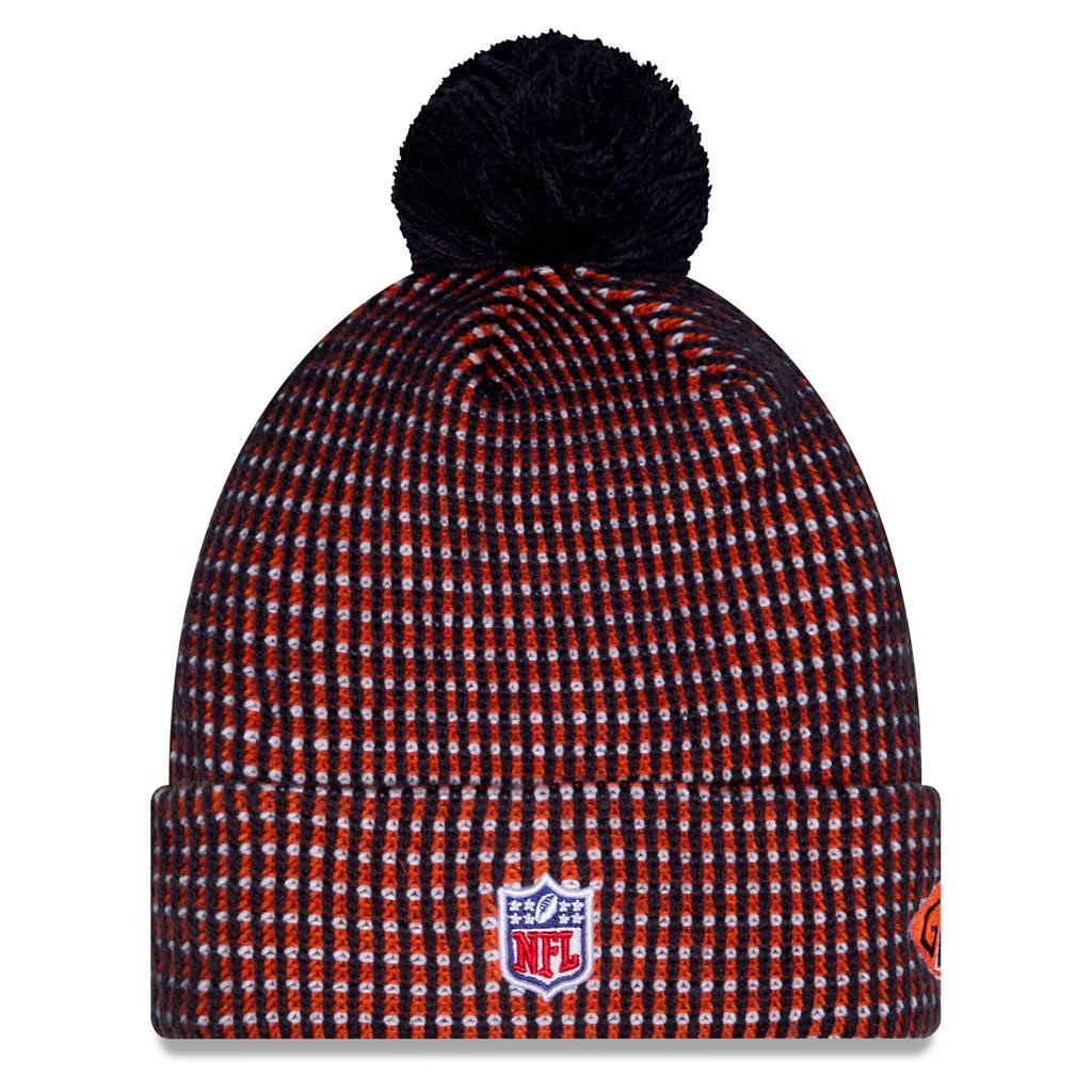 Chicago Bears 2026 Rivalry New Era Sideline Classic Cuffed Pom Knit product image 3, provided for visual reference and
