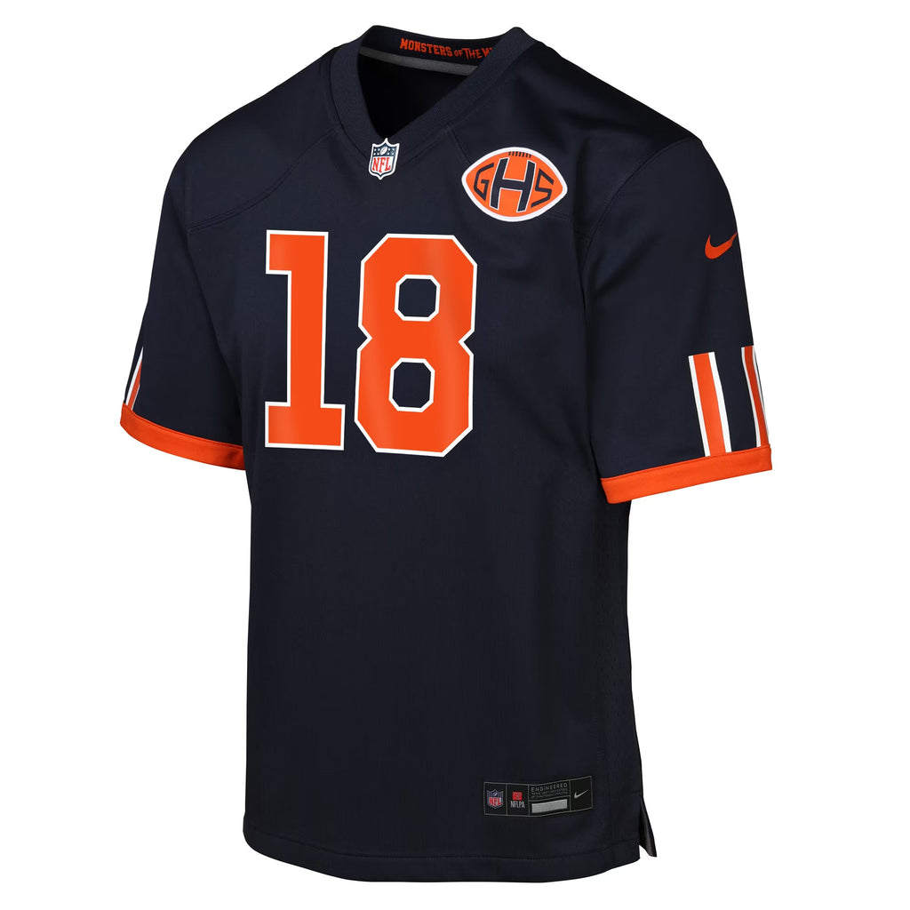 Youth Caleb Williams Chicago Bears Navy 2026 Rivalries Collection Nike Game Jersey product image 2, provided for visual