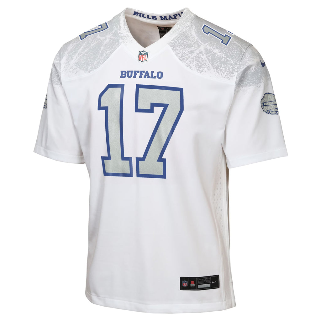 Youth Josh Allen Buffalo Bills White Rivalries Collection Nike Game Jersey product image 2, provided for visual reference