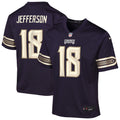Youth Justin Jefferson Minnesota Vikings Purple 2026 Rivalries Collection Nike Game Jersey product image 1, provided for
