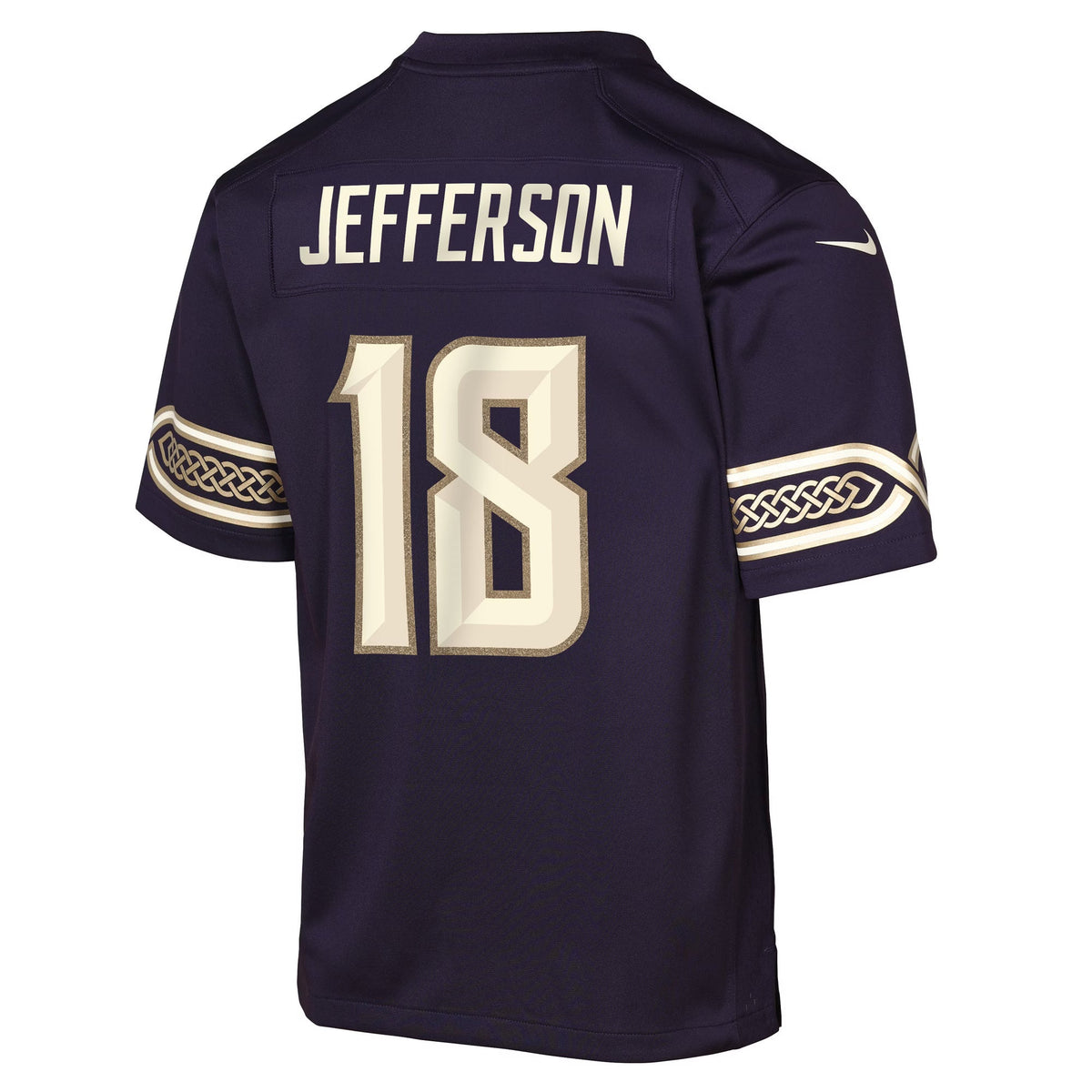 Youth Justin Jefferson Minnesota Vikings Purple 2026 Rivalries Collection Nike Game Jersey product image 3, provided for