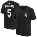 Youth Chicago White Sox Munetaka Murakami Nike Black Name & Number T-Shirt product image 1, provided for visual reference