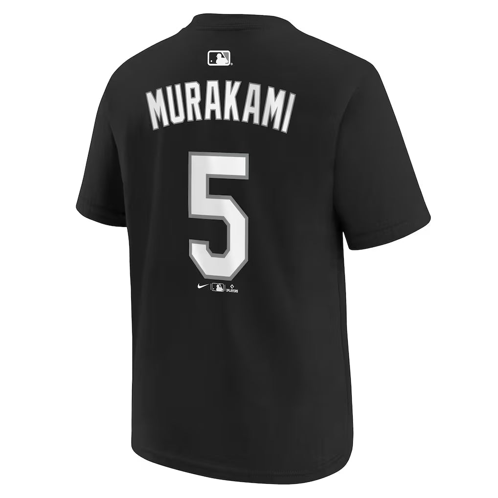 Youth Chicago White Sox Munetaka Murakami Nike Black Name & Number T-Shirt product image 3, provided for visual reference