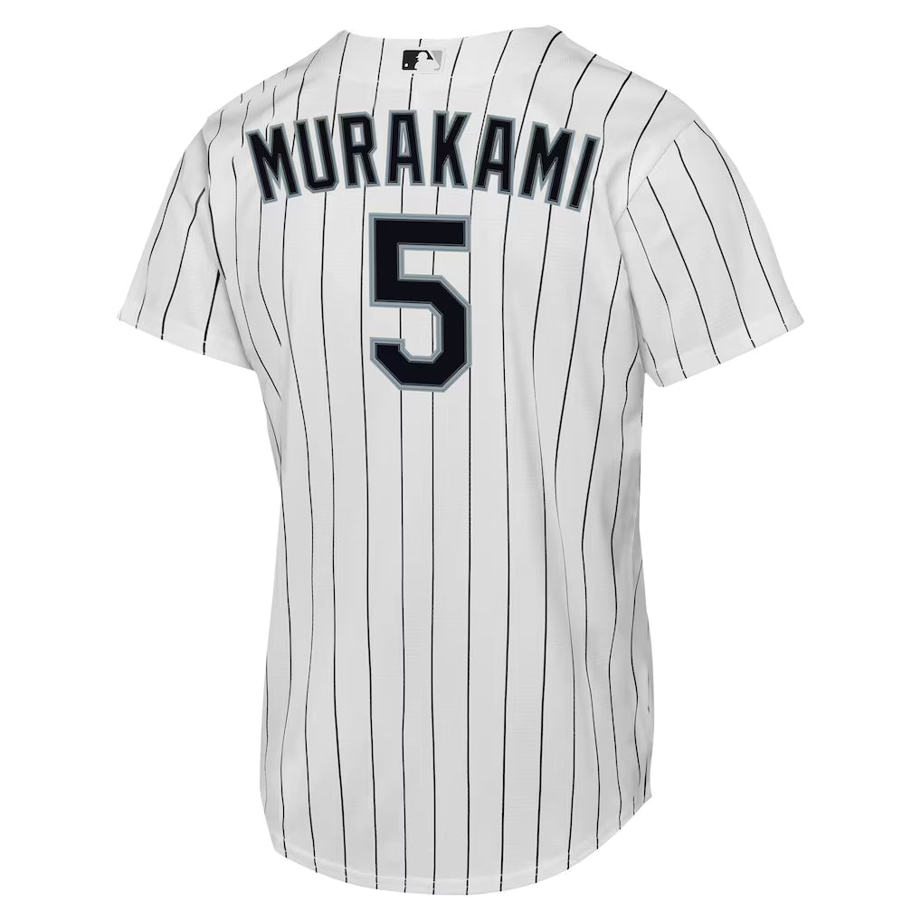 Youth Munetaka Murakami Chicago White Sox MLB Branded White Home Replica Jersey product image 1, provided for visual