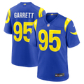 Youth Los Angeles Rams Myles Garrett Nike Royal Blue #95 Game Jersey product image 1, provided for visual reference and